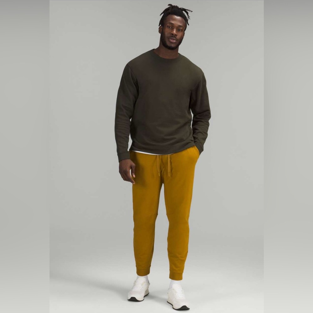 Lululemon Gold Spice City Sweat Joggers with Elastic Waistband and Cuffs